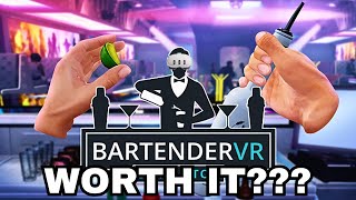 IS BARTENDER VR SIMULATOR WORTH IT IN 2025?! FUN QUEST 3/QUEST 2 GAME?!