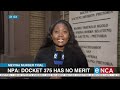 Meyiwa Murder Trial | NPA: Docket 375 has no merit