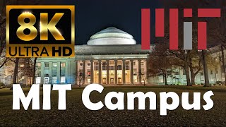 Massachusetts Institute of Technology | MIT | 8K Campus Drone Tour "Night Version"