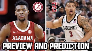 Alabama vs San Diego State Preview and Prediction | 2023 NCAA Tournament Sweet 16