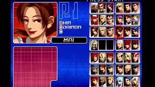 (PS2 60fps) KOF 2002 - Practice VS CPU, Challenge, Team Play ~ The KO #160