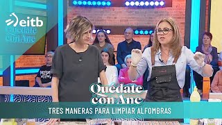 Yolanda Alzola nos enseña tres maneras para limpiar alfombras