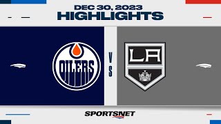 NHL Highlights | Oilers vs. Kings - December 30, 2023
