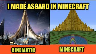 I MADE ASGARD IN MINECRAFT