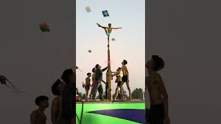 Mallakhamb Traditional Indian Pole Wrestling  (​⁠@ViVAsStories1983) #mallakhamb #beachfestival