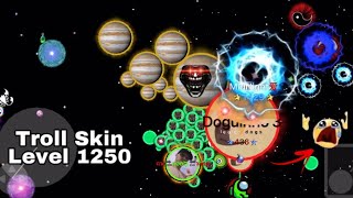 Nebulous.io | Troll Skin lvl 1250 in 64x room