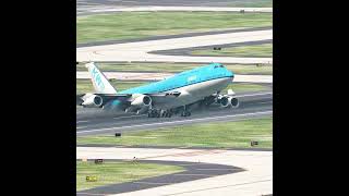 B747 Terrible Landing #shorts