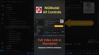 Angular NGModel All Controls Part-7 #angular #angularbeginner #ngmodels #softwaretutorial