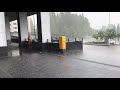 heavy rain in martinlaakso vantaa finland