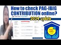 How to check PAG-IBIG CONTRIBUTION online? 2024 update