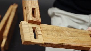 Table #1: the assembling of a Whitebeam table | no screws no glue | inspired by Japanese joinery