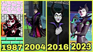 Evolution of Maleficent in 21 Different Games [ 1987 - 2023]