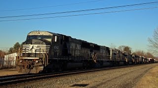 NS C91 With Nine Units Leaves Town - Derry PA