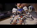 english subtitles gunpla shiny paint mg 1 100 gundam barbatos full painting