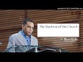 Session 1 The Doctrine of the Church Thamo Naidoo