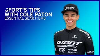 Cole Paton of Giant Factory Off-Road Team's 5 Essential Gear Items for Riding