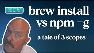 Install Node.js the RIGHT Way (Homebrew vs npm -g vs Project)