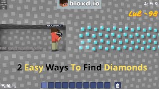 2 EASY WAYS to find DIAMONDS in BLOXD IO