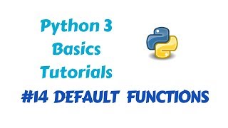 Programming in Python 3 -Function's with default Parameters