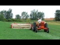 orange spectacular 2012 allis chalmers d17 and 390 hay conditioner