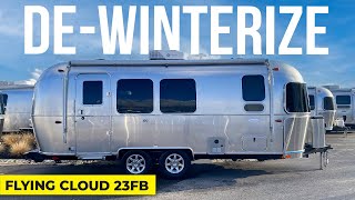 How-To: De-Winterize an Airstream Flying Cloud 23FB Travel Trailer