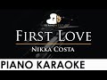 Nikka Costa - First Love - Piano Karaoke Instrumental Cover with Lyrics