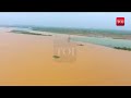 beautiful aerial visuals krishna and godavari waters