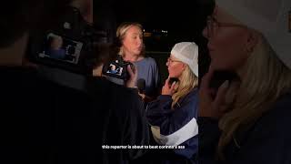 David Dobrik filmed Corinna's interview
