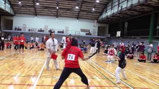 有段女子短刀　スポーツチャンバラ関西北陸中国四国学生大会2015