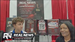 2026 NRA Convention, Houston TX - Jackson Schmidt Interview with Real News with Lucretia Hughes