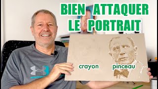 Comment bien commencer le portrait à l'acrylique : ASTUCE DE PRO !