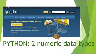 Python: 2 Numeric Datatypes