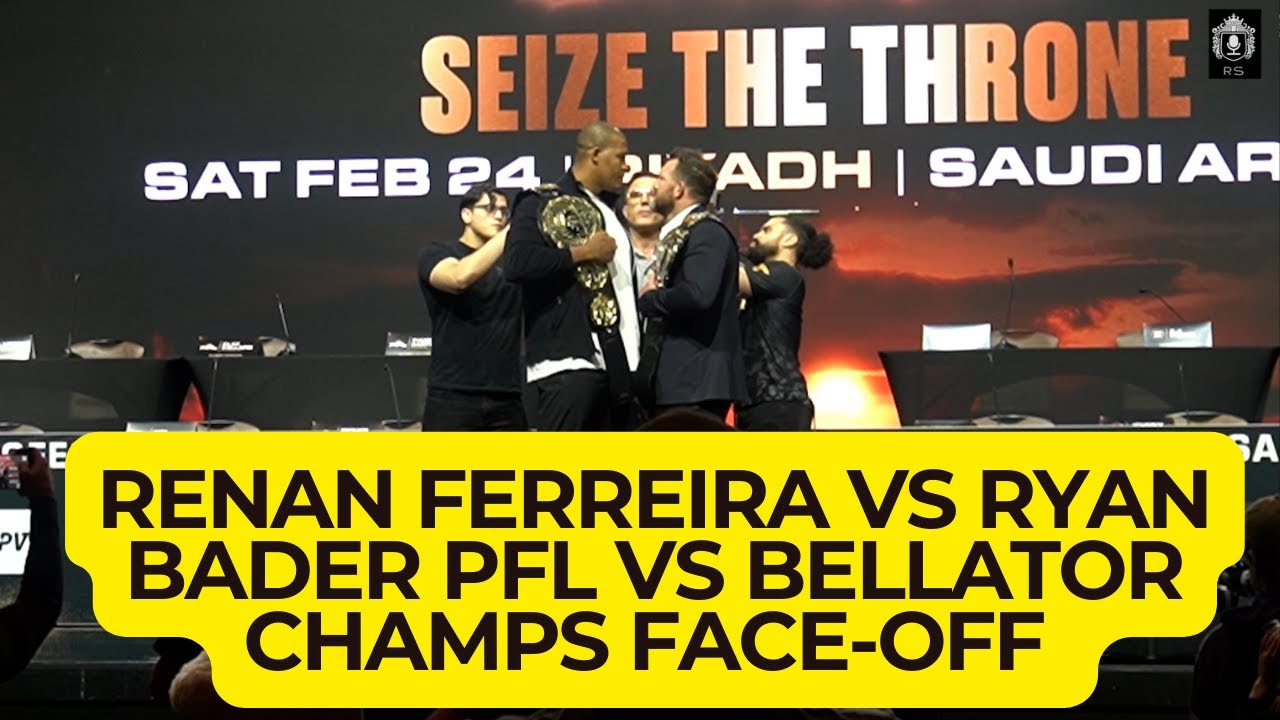 Renan Ferreira Vs Ryan Bader PFL Vs Bellator Champs Heavyweight Face ...