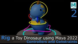 Rig a Toy Dinosaur: Controllers and Constraints (2/3)