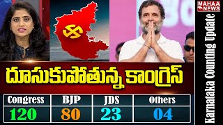 10 AM :Karnataka Election Result 2023 | దూసుకుపోతున్న కాంగ్రెస్   | Mahaa News