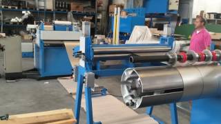 Decoiling, slitting, cut-to-length and recoiling line