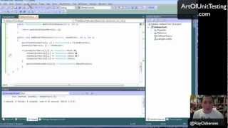 TDD Pairing Session 1 with Raymond Lim and Roy Osherove