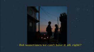 But sometimes we can't have it all, right?; a playlist for the right person but the wrong time