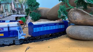 Toy Train Videos | Train Passing through mountains | Centy Toy Train | HO Scale Train | Indian Train