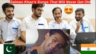 #salmankhan Pakistani Reaction On Salman Khan's Songs That Will Never Get Old || PAK Review's