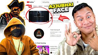 Reaction on ajjubhai Face Reveal😱 @TotalGaming093 - Prank toh Nahi Hey ?? 🙄