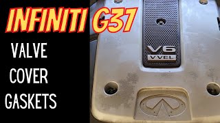 Infiniti 3.7 How to Replace Leaking Valve Cover Gaskets