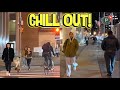 Wet Sock Power Walk: South Down Yonge St From Midtown To Downtown Toronto On A Chilly November Night