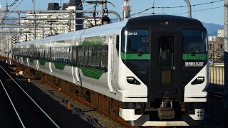 E257系5000番台 OM-93編成特急開運成田山初詣八王子号 送り込み回送