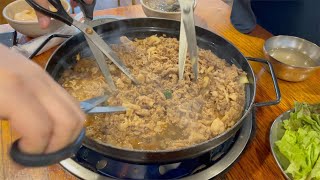 돼지불백으로 유명한 건대근처 기사식당 / pork bulgogi