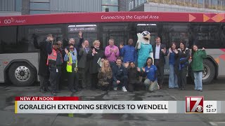 GoRaleigh bus route extending services to Wendell