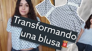 Transformación /reto: alargar una blusa 🪡🪡