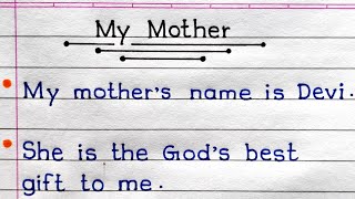 10 Lines on My Mother | My Mother Essay in English | Essay on My Mother | Study Koro |