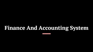 Finance and Accounting System (DBMS) Project Along with MongoDB