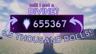 Rolling 6.5K TIMES In Divine Duality Elemental ~ Roblox